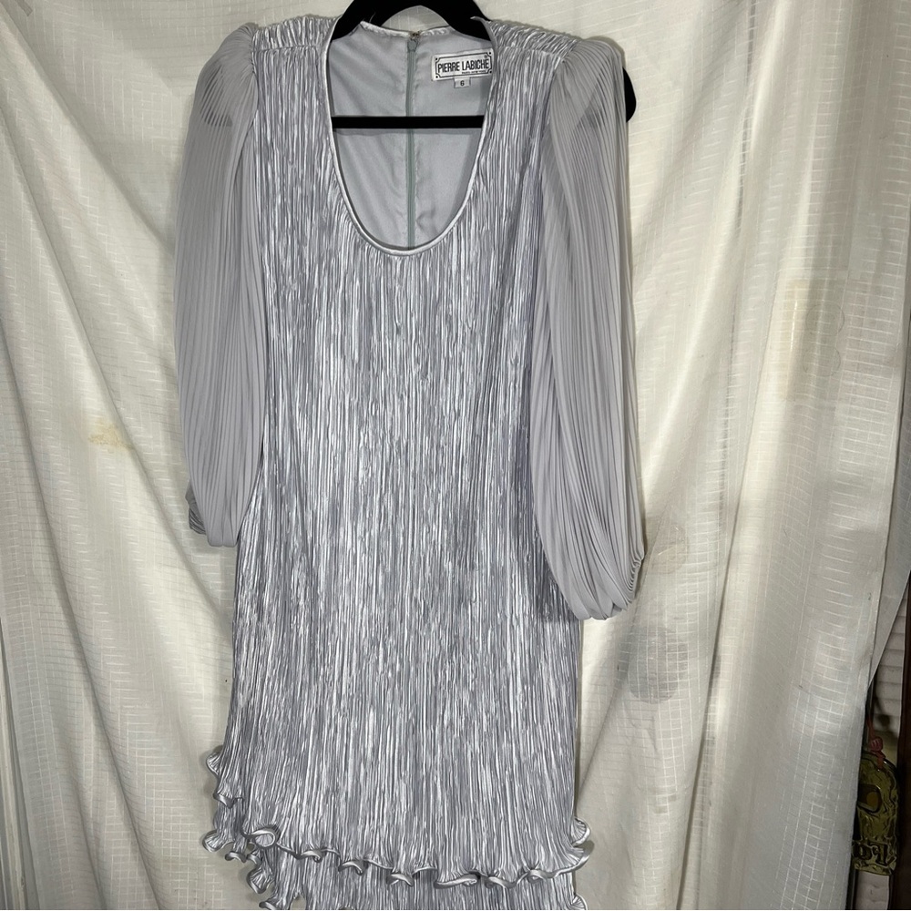 Pierre Labiche accordion pleated dress.size 6.